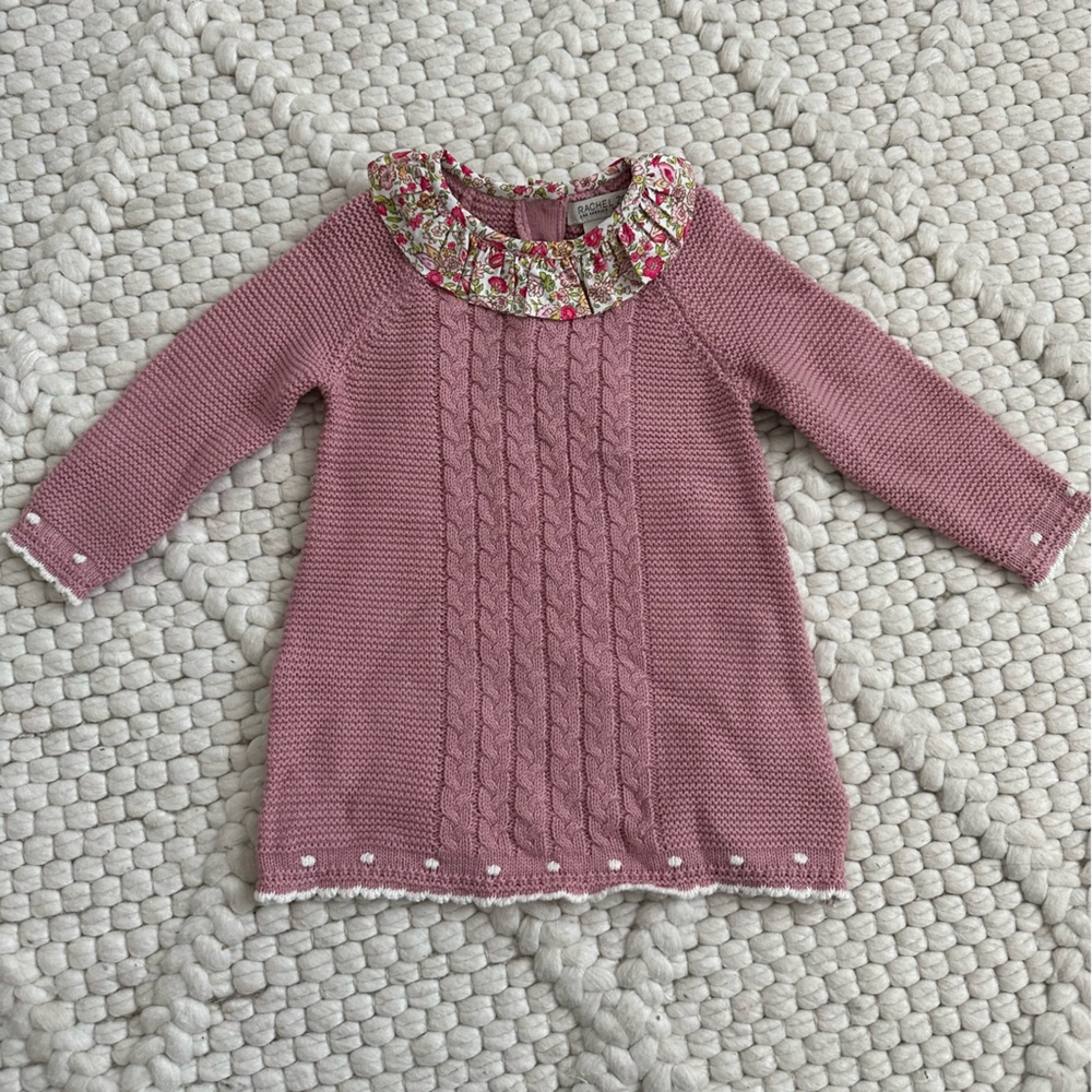 Rachel Zoe Knitted Girls Dress 6-9 months